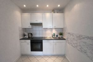 Saubere und organisierte Küche