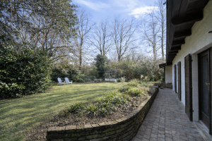 Gartenansicht mit viel Grün und hoher Privatsphäre